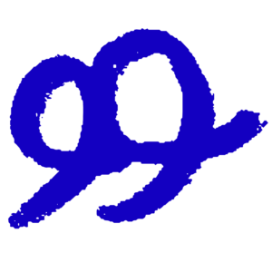 Close speech mark Blue