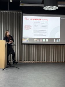 Zoes strength training session