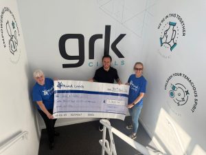 phto GRK Civils photo Leeds Mind cheque