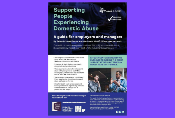 Leeds Mindful Employer BCD website news story tile